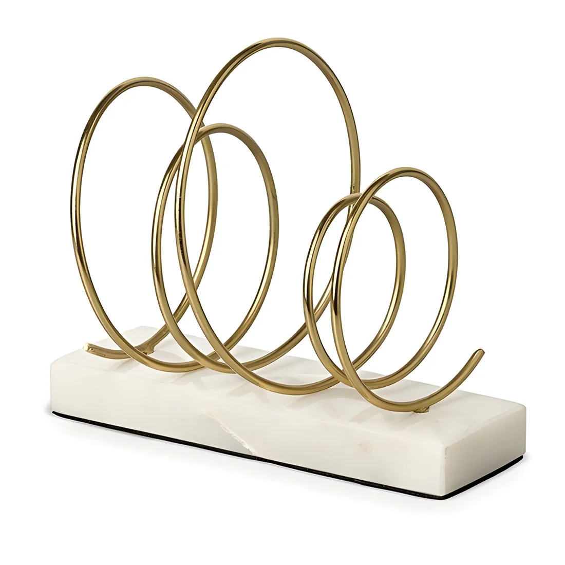 Luxury Modern Metal Sculpture With Marble Base On Hot Sale Handmade