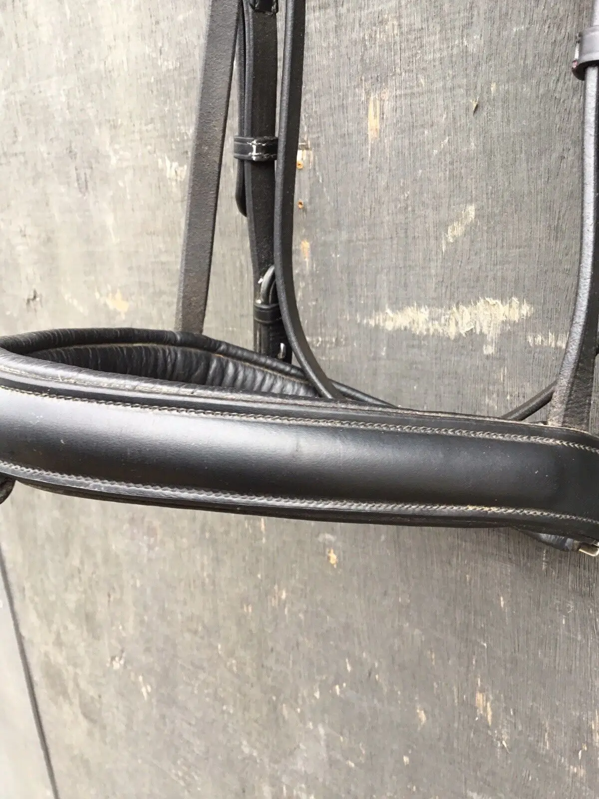 Bride De Dressage Douvres (Dover Saddlery) Rembourrée Monoconne Avec Rênes - Taille F/S (Cheval) - Comme Neuve