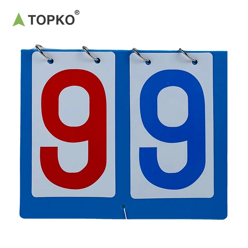 TOPKO High Quality Portable Manual Scoreboard Flip Number Scoreboard for Cricket, Football, Basketball & Other Sports Scoreboard