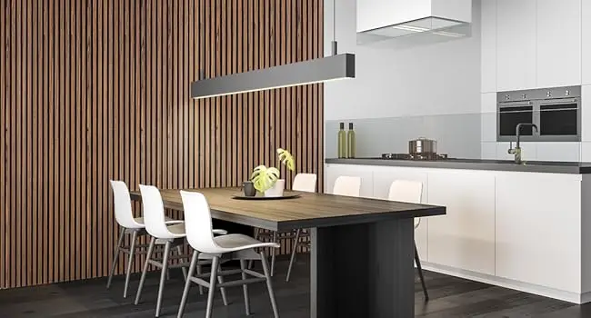 Walnut Wood Slat Acoustic Wall Panels 3D Fluted Decorative Interior Sound Dampening Panels for Home supplier