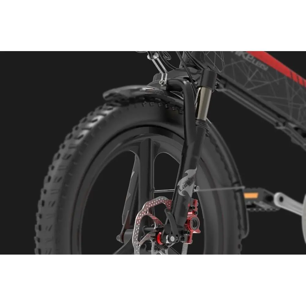 E-Bike G650 20 inch electric bike with 48V 12.8Ah battery, 500W motor