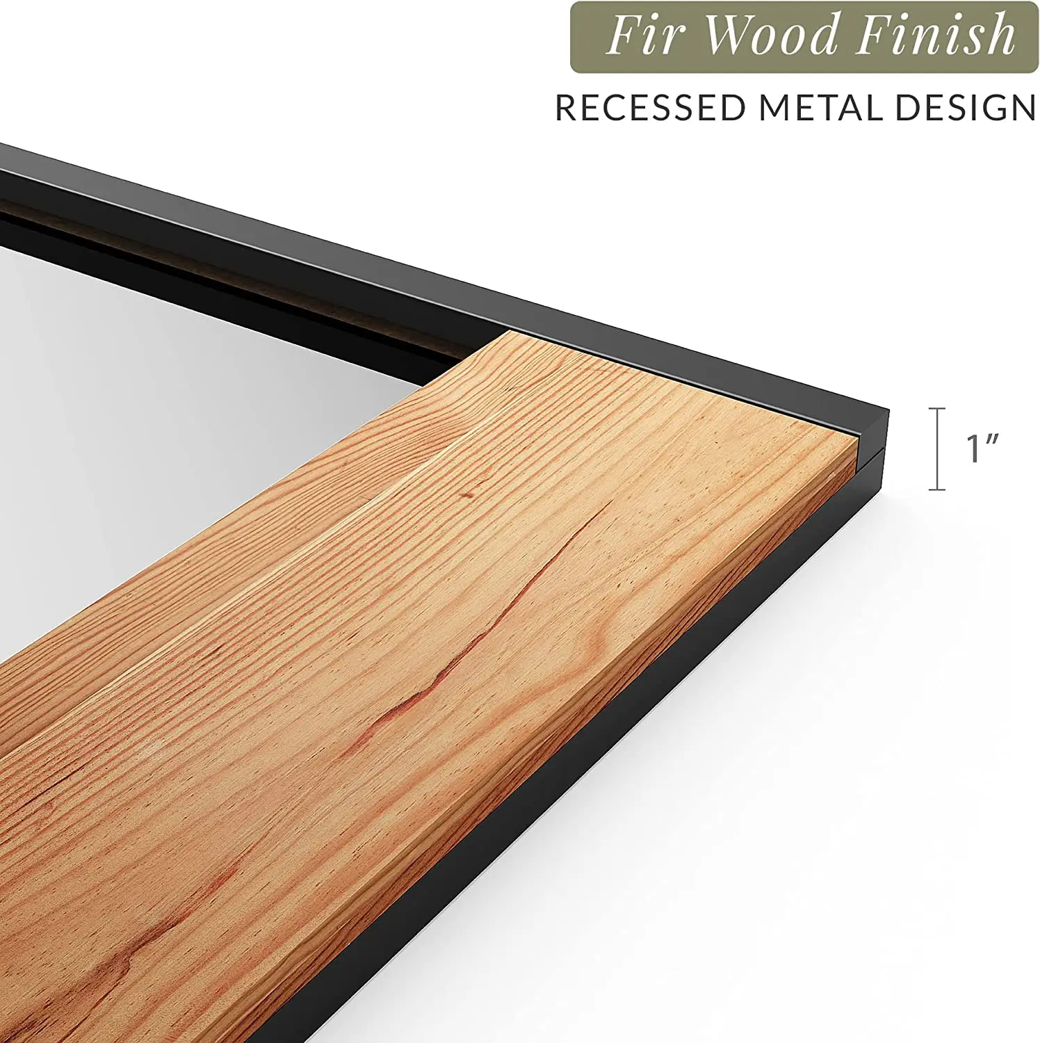 Metal Dark Wood Farmhouse Wall Mirror Wooden Large Rustic Decorative Metal Wall Mirror Buy