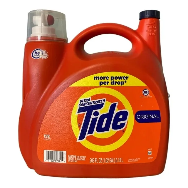 Tide Ultra Concentrated Liquid Laundry Detergent,original,158 Loads,208 