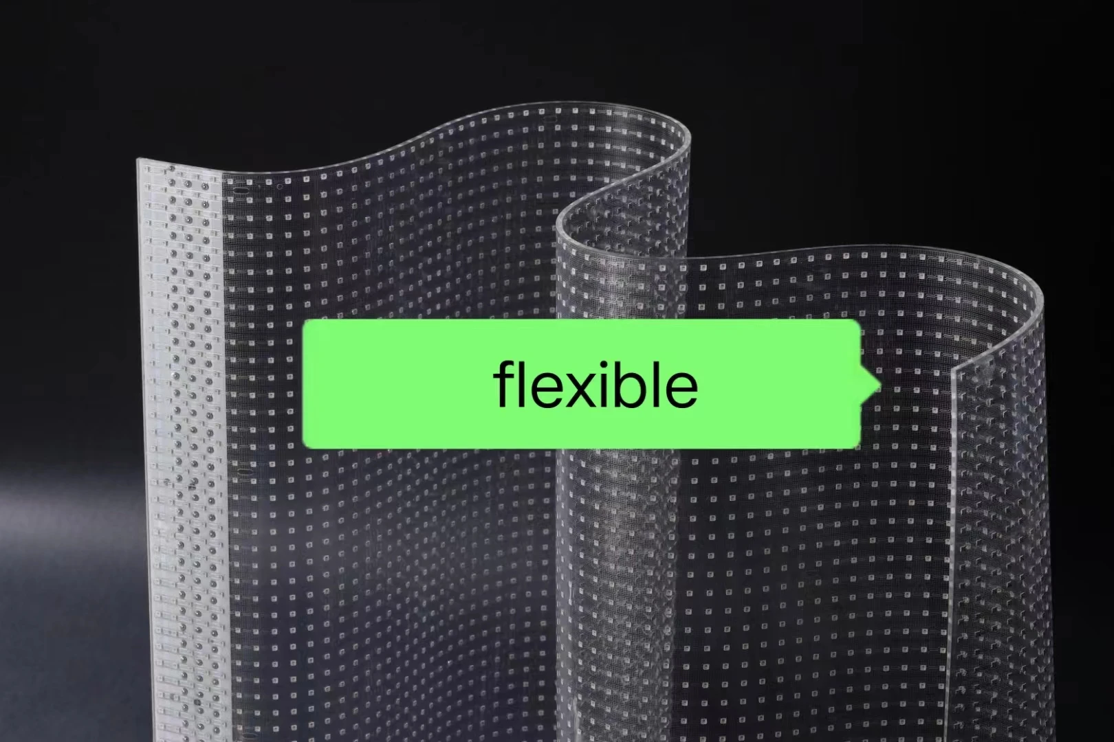 Led Film Screen Pcb Board of Transparent Adhesive Flexible Soft Makes for the Glass the New Led Video Wall Video Wall Side Cover