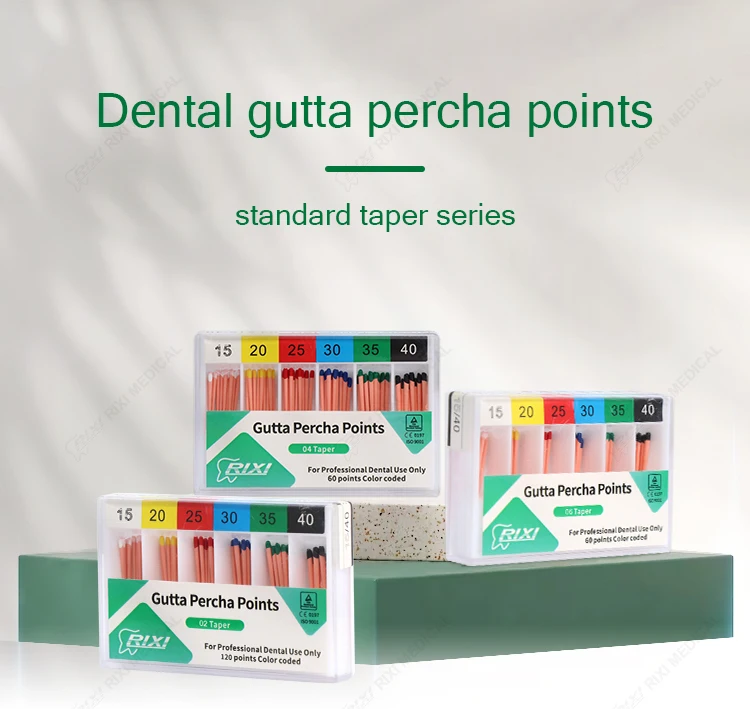 Dental Gutta Percha Paper Points Dental Teeth Filling Material Gutta