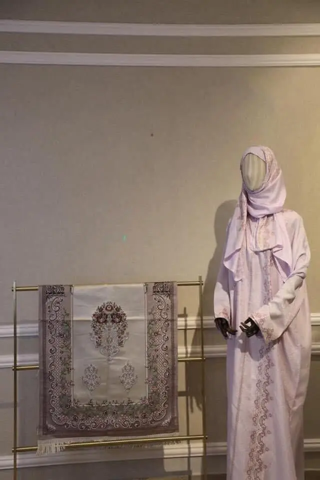 Women's Adults Casual Prayer Dress Set Islamic Abaya Caftan Muslim Viscose Material Modest Muslimah Styling Eid Ramadan Wedding