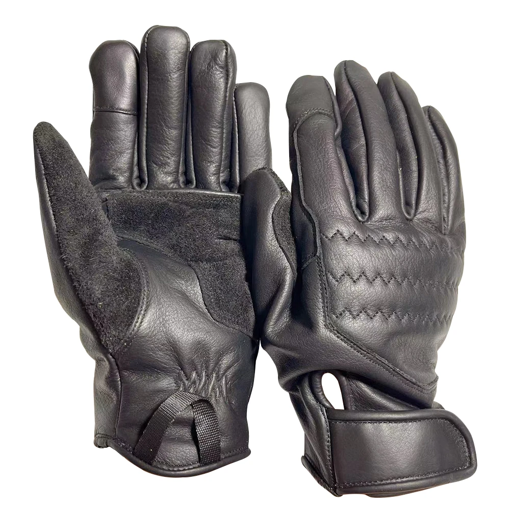 Мужские зимние перчатки из овчины с шерстяной подкладкой