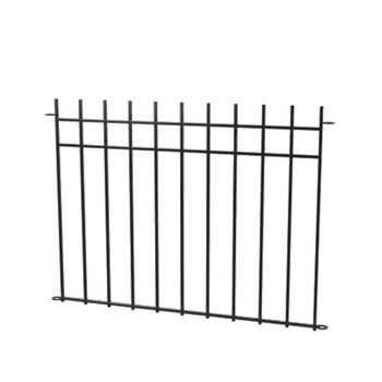 Customized high quality metal guardrail hot sale durable cheap garden pool safety steel fence