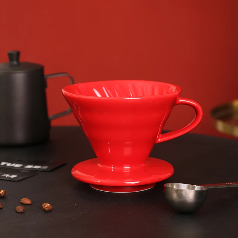 Cornflower Artisan Series Baked Flower Ceramic Coffee Dripper for 1-4 Cups manufacture