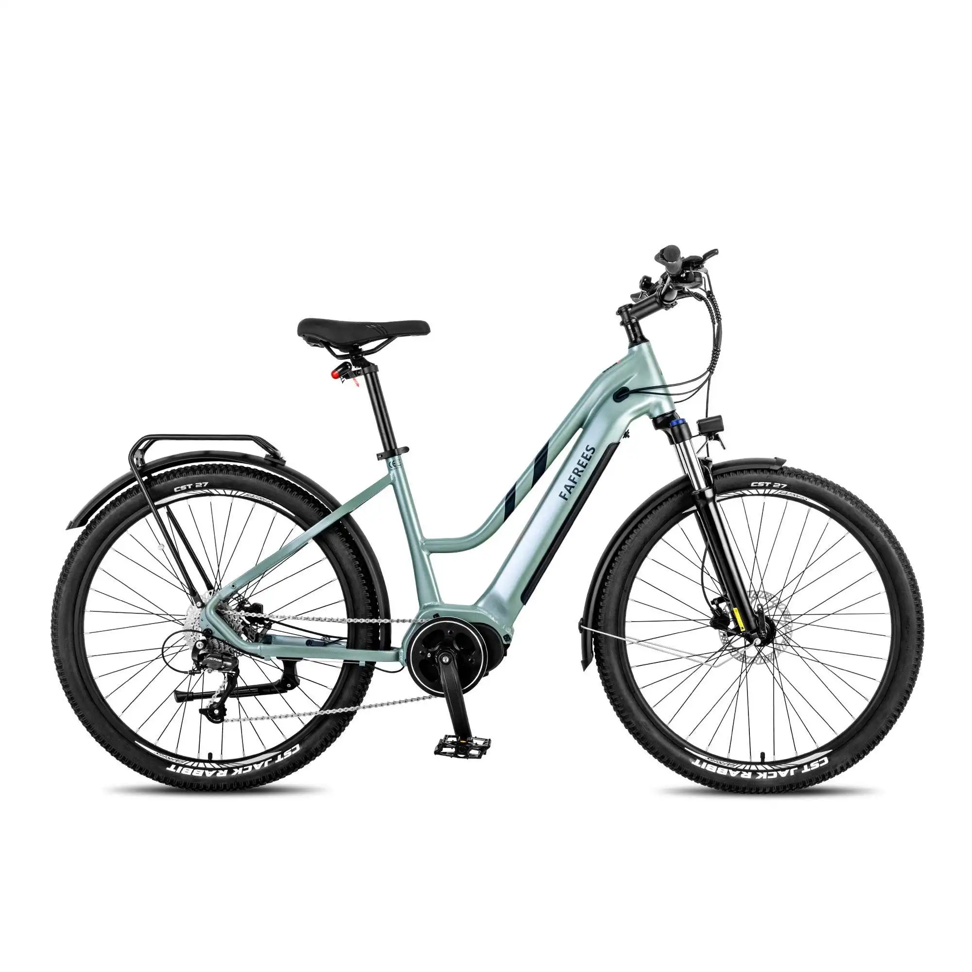 EU Fafrees FM8 Electric Folding City Bike 15ah Hidden Battery Long Range 60km Central Motor 26 Inch Rear Hub 60km+ Range Motor