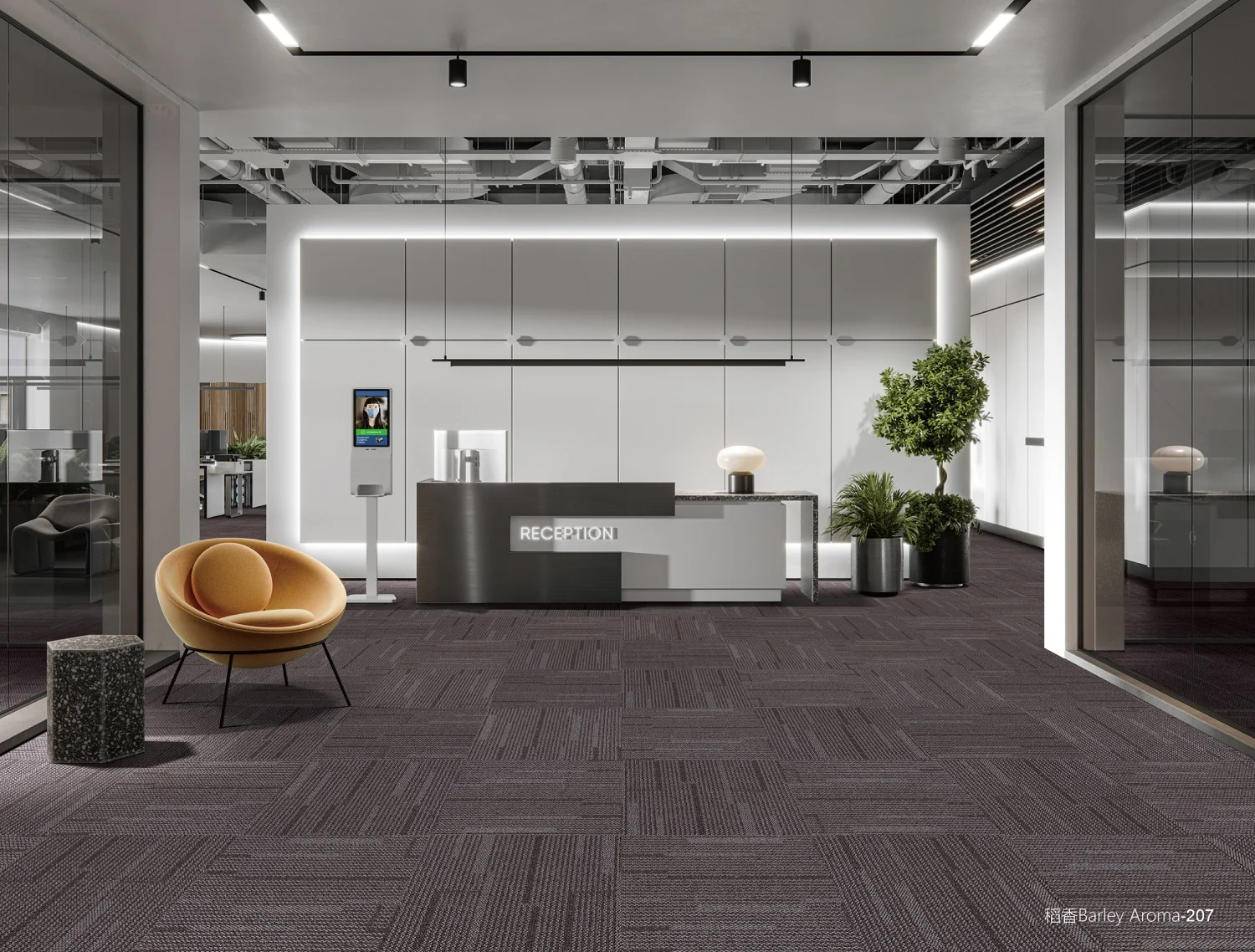 Nylon Carpet Tile For Modern Office Meeting Room Conference Space ...