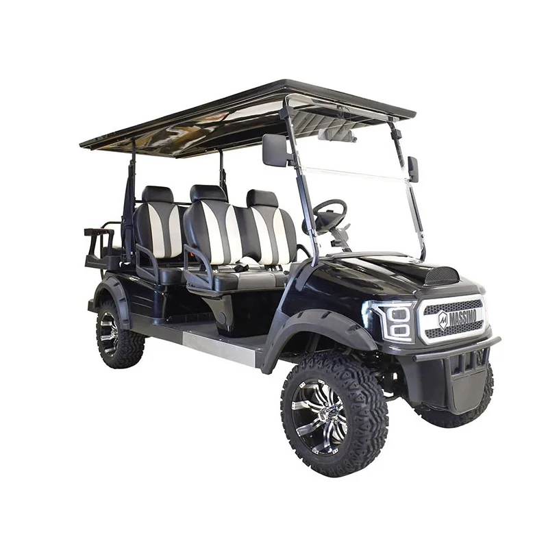 Custom 4 6 8 10 Seater Lithium Batteries Folding Golf Carts Electric
