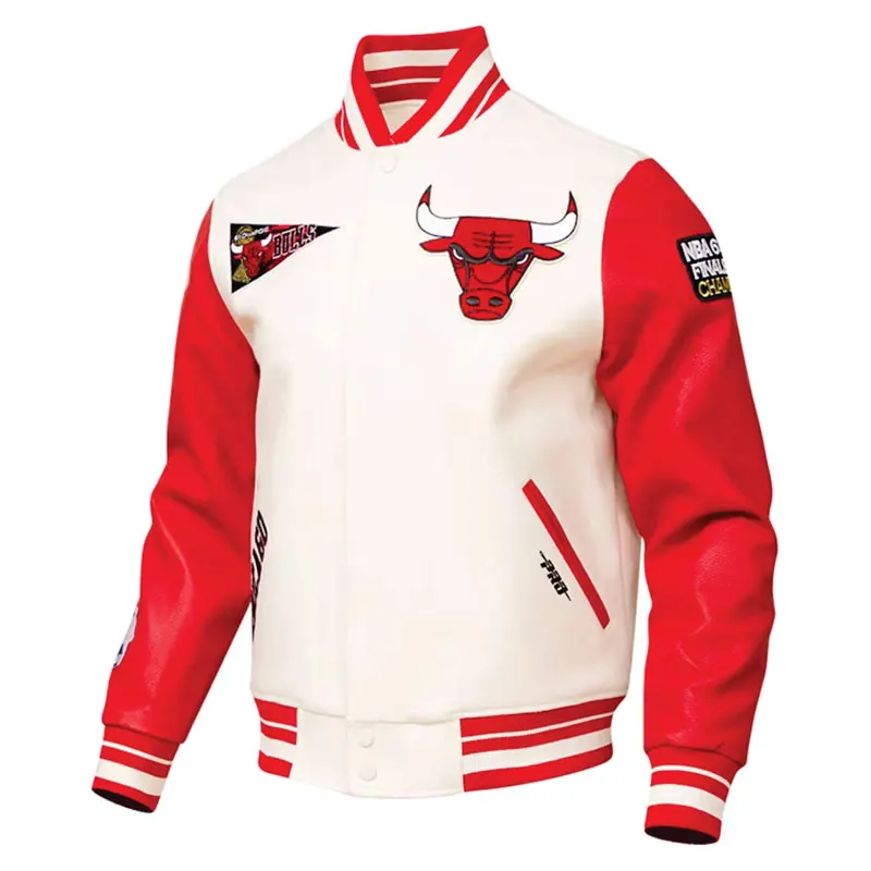 Letterman Jacket Chicago Bulls Vintage Leather Varsity Jacket