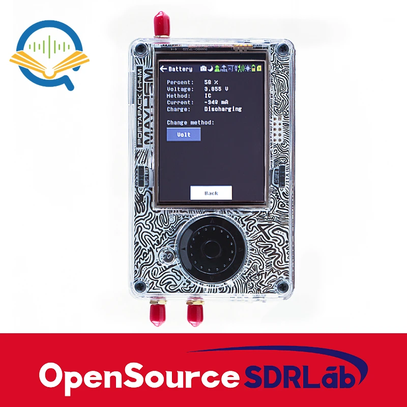 OpenSourceSDRLab HackRF R10C & PortaPack H4M Kit - 1MHz-6GHz