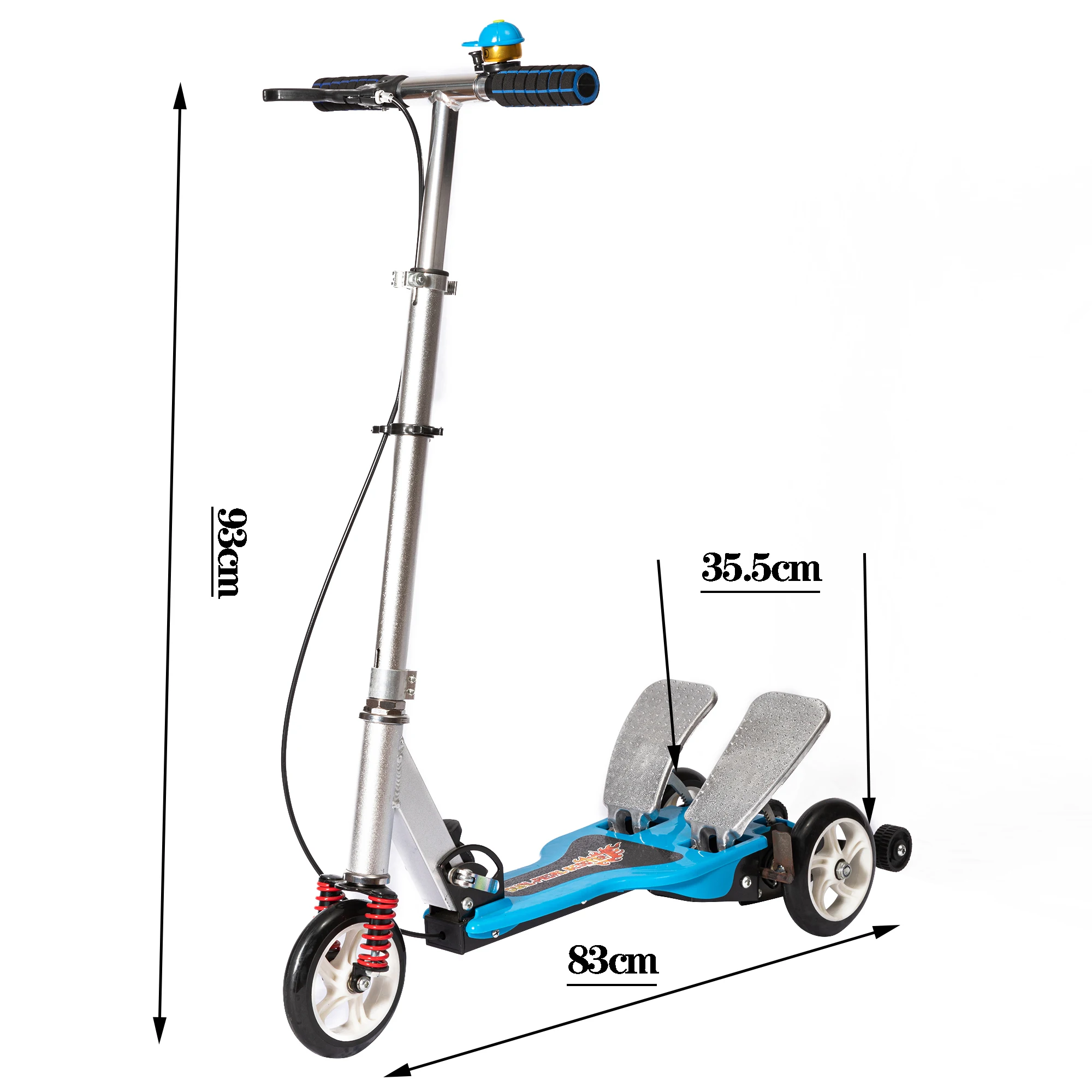 China Manufacturer 3 Wheels Dual Pedal Scooter Oem Odm Children Scooter