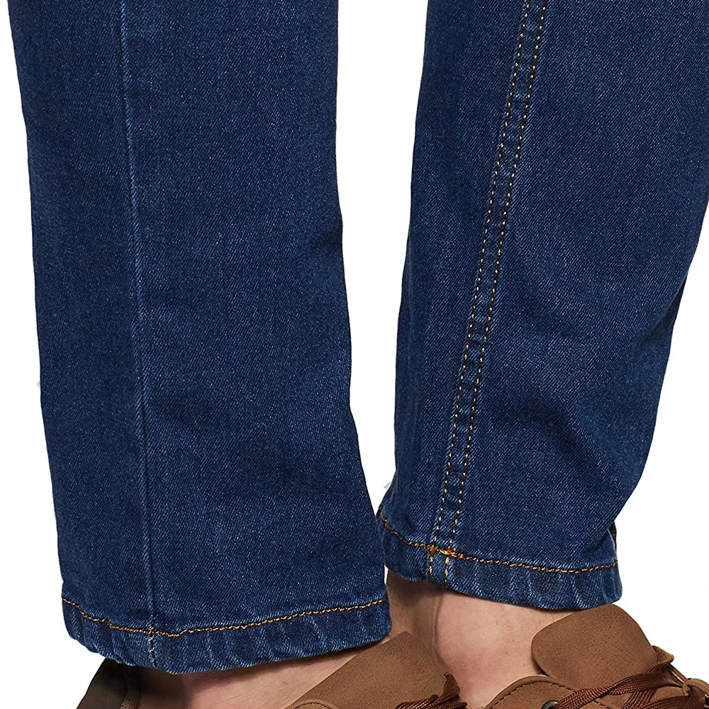 Jeans pour hommes Pantalon en denim Slim Straight Regular Fit Pantalon long Jean confortable pour hommes_voghion.com