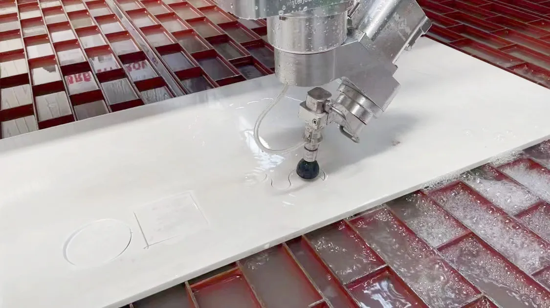 Индивидуальный размер, максимум 3080 5-осевой станок для гидроабразивной резки стекла, керамической (图2)