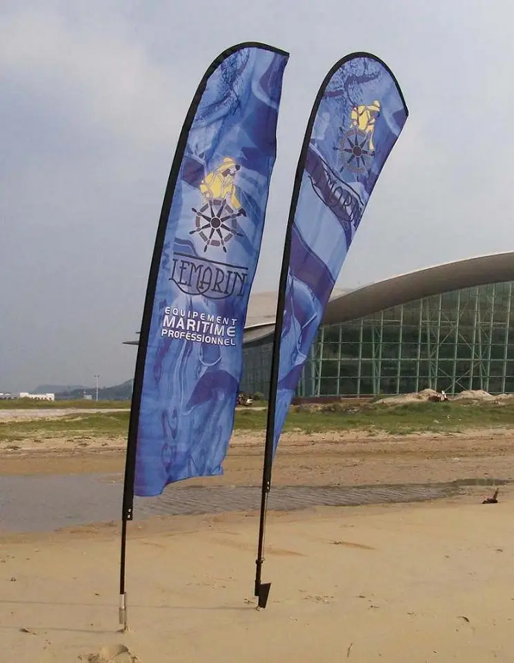 Customizable Advertising Stands - Teardrop & Feather Flags
