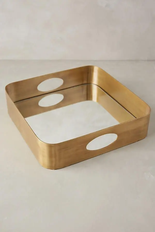 Best Design Brass Serving Tray in a Trending Good Quality Ideal for Serving Beverages Snacks or Displaying Serving Use