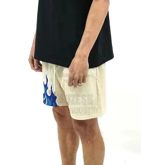 2023 Summer Mesh Breathable Men Shorts Fashion GYM Running Quick-Drying Shorts Baggy Beach Shorts457_voghion.com