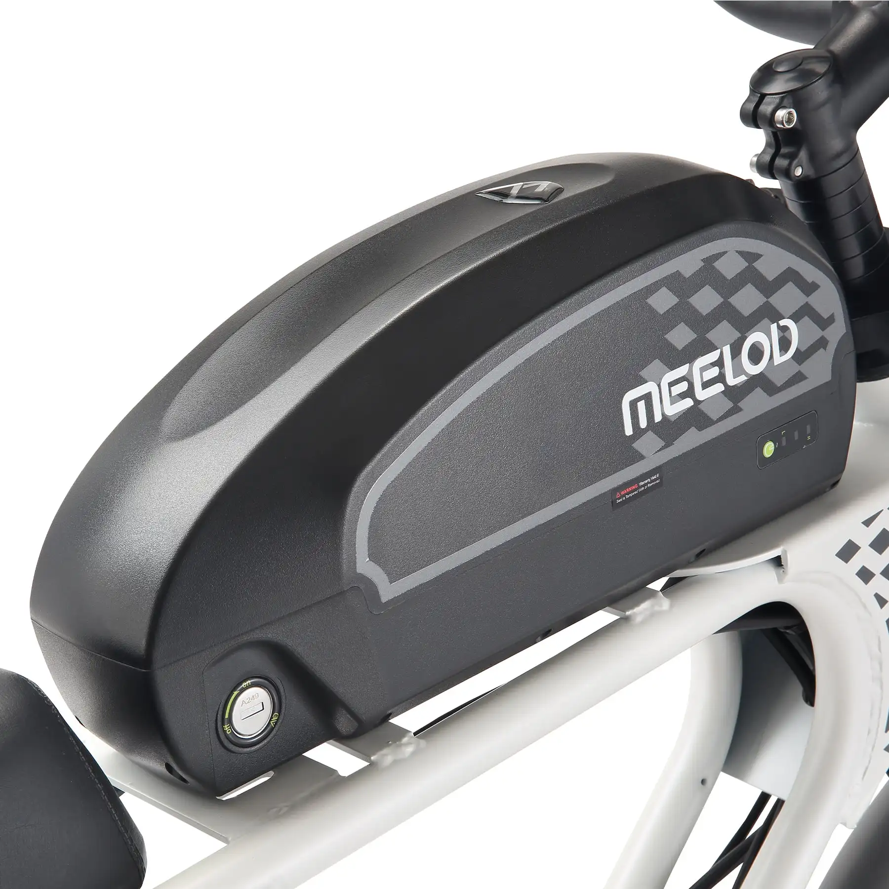 MEELOD DK300 PLUS 1200W Motor Electric Scooter 50-100 Miles Range Black & White