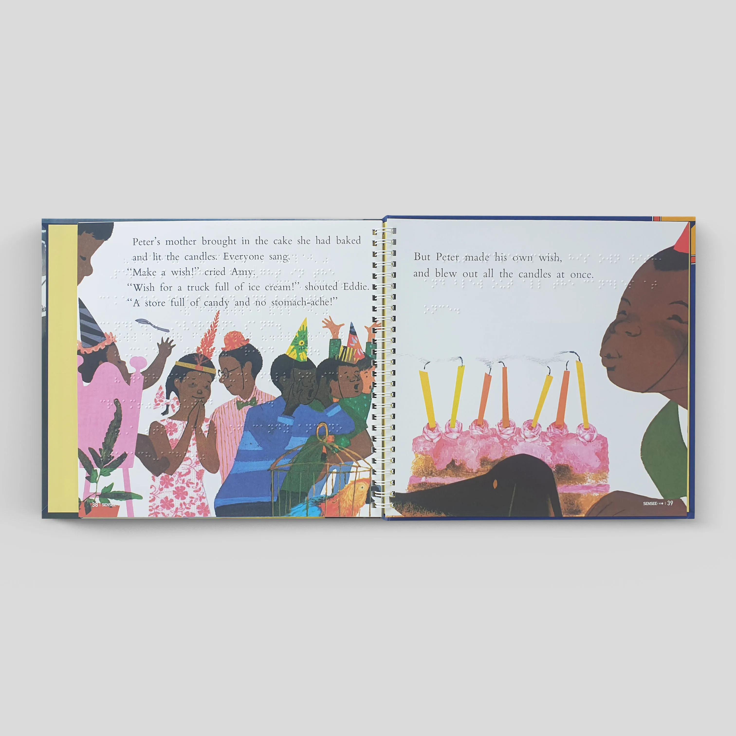 Sensee Braille A Letter To Amy,Fairy Tale Braille Book For The Visually Impaired And Sighted