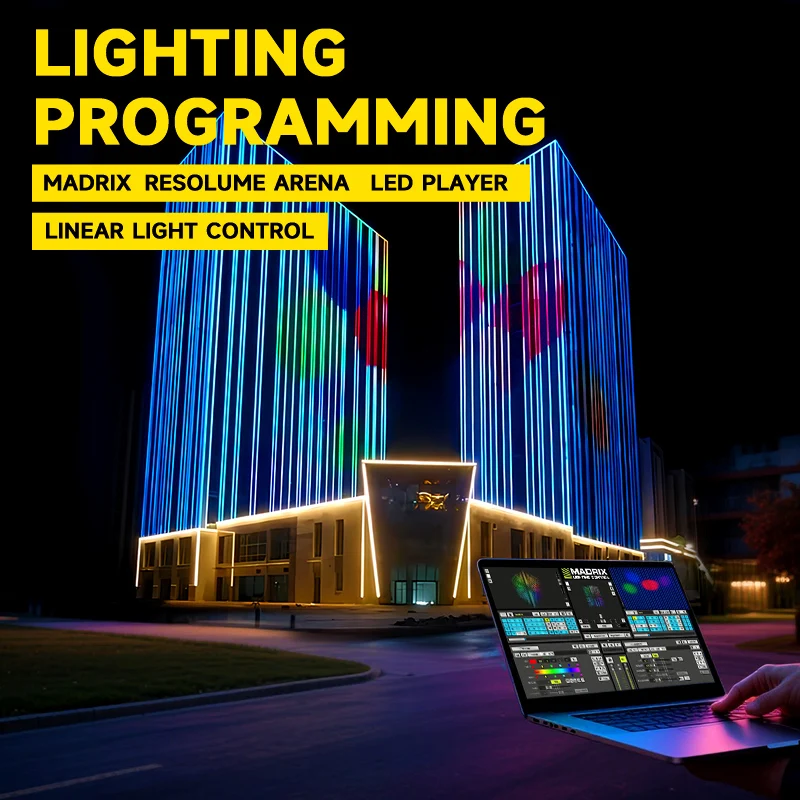 Facade Building Linear Light for Exhibition Display Lighting Spaces Exterior Led Light Strip