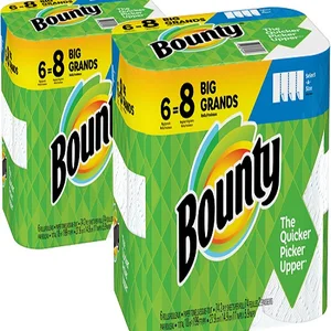 Efficiency Unleashed Bounty Quick-Size Paper Towels 12 Family Rolls = 30 Regular Rolls 3 Ply Versatile Toilet Tissue Clean