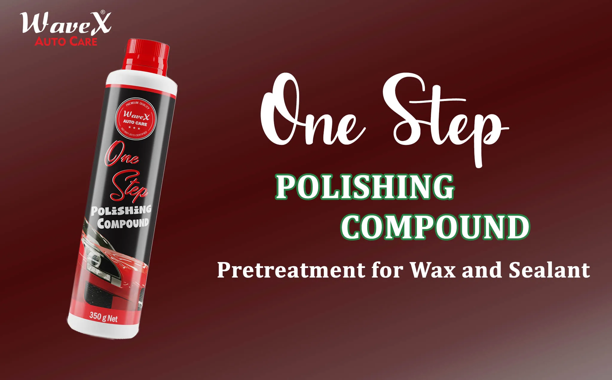 Wavex Car Polish One Step Compound 1 Kg Pretreatment For Wax And