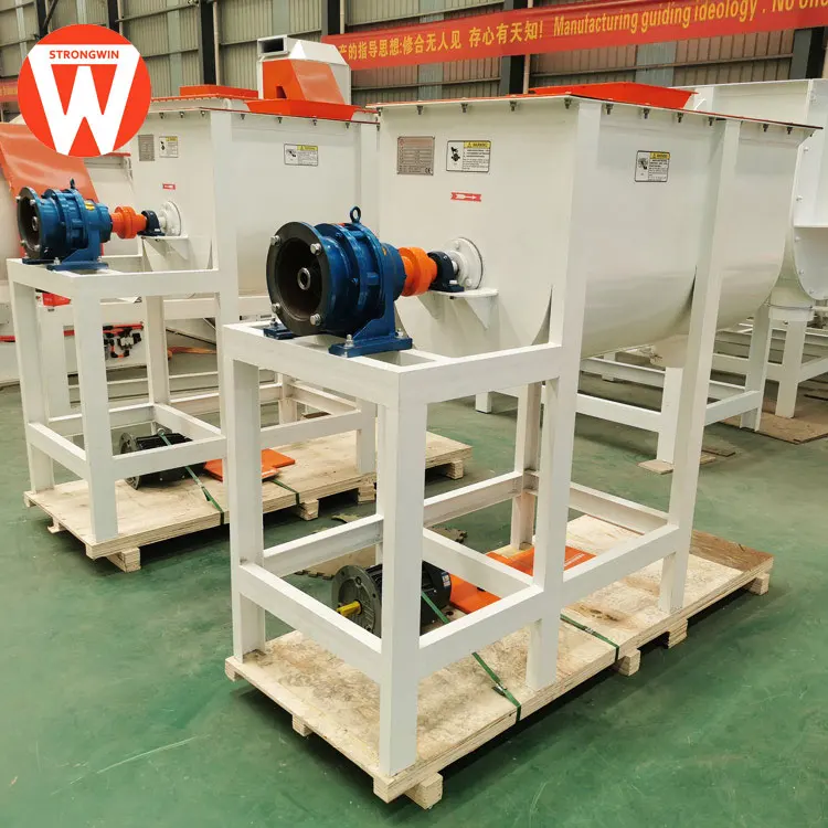 Automatic Small Batch Hen Animal Fodder Chicken Feed Mixer Equipment Chicken Animal Mixing Machine for Animal Feed