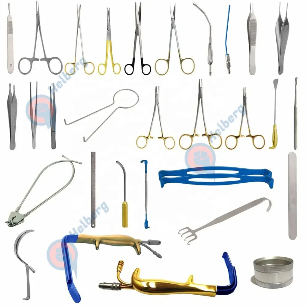 Delivery Set/Basic Delivery Sets/ Normal Basic Delivery Sets D & C Set Cesarean Section of Surgical Veterinary Instruments