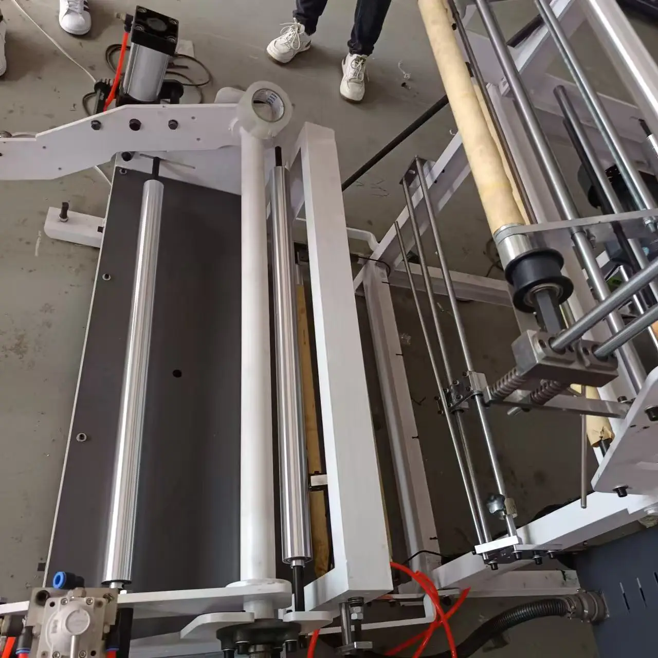 Full Automatic Sider Sealing OPP LDPE Slider Zip Lock Bag Making Machine PE Zipper Plastic Bag Making Machine