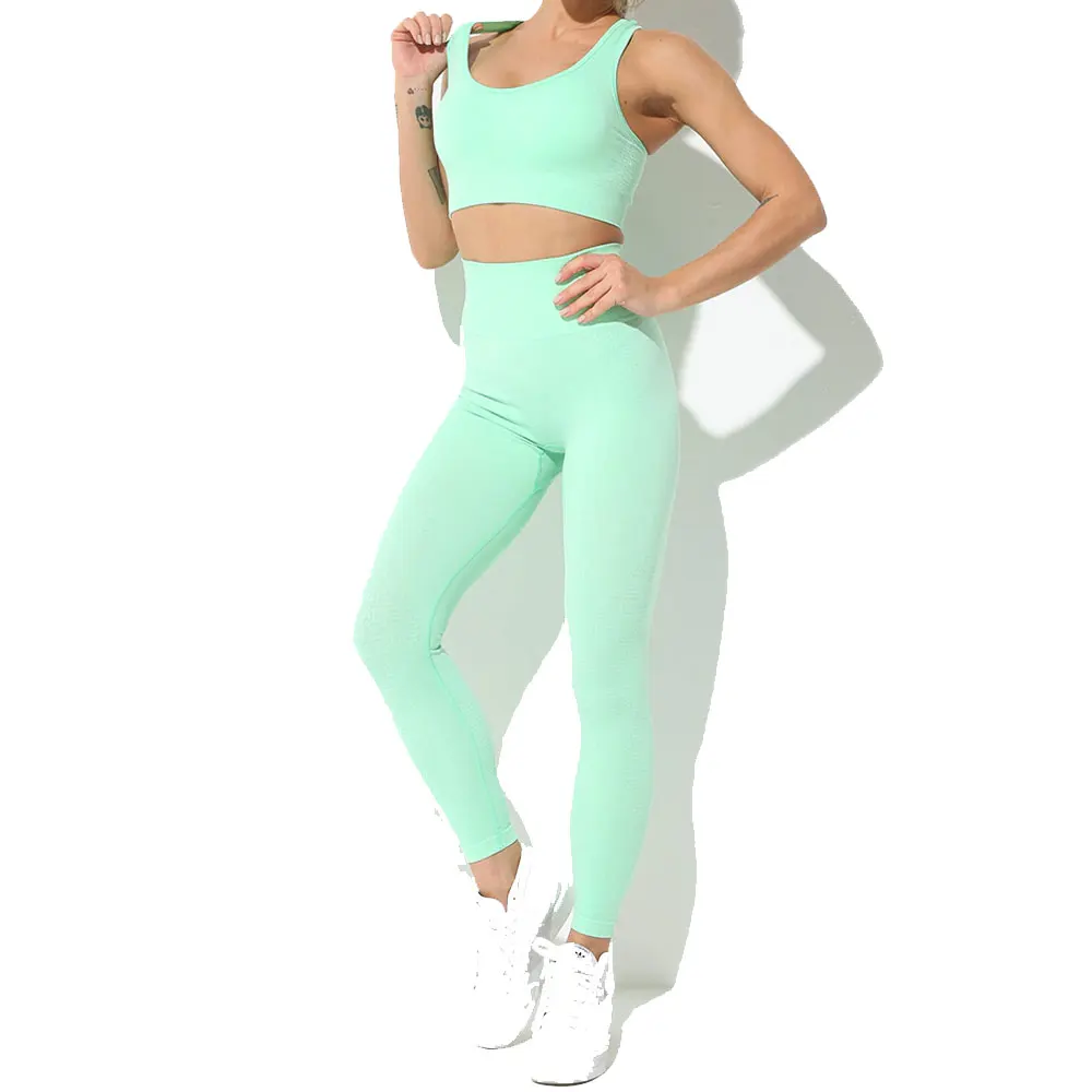 Wholesale Fitness Yoga Active Wear Set Two Piece Yoga Set Women Yoga Suit Sport Wear Buy New 7958