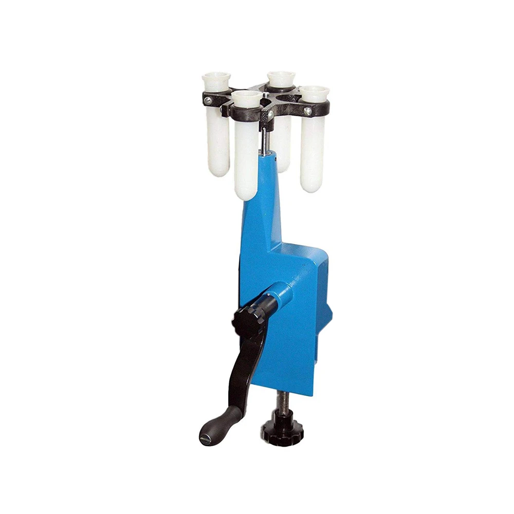 Hand Centrifuge a Single Speed Hand Driven Machine Consisting of Die Casted Parts and a Steel Pinion and Worm Drive