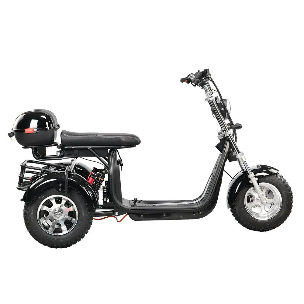 OEM ODM Custom Logo Available EHoodax 05WQ Electric Tricycle 18-Inch Fat Tire Closed Cargo Use 2000W Motor 30-50km/h 30-50km