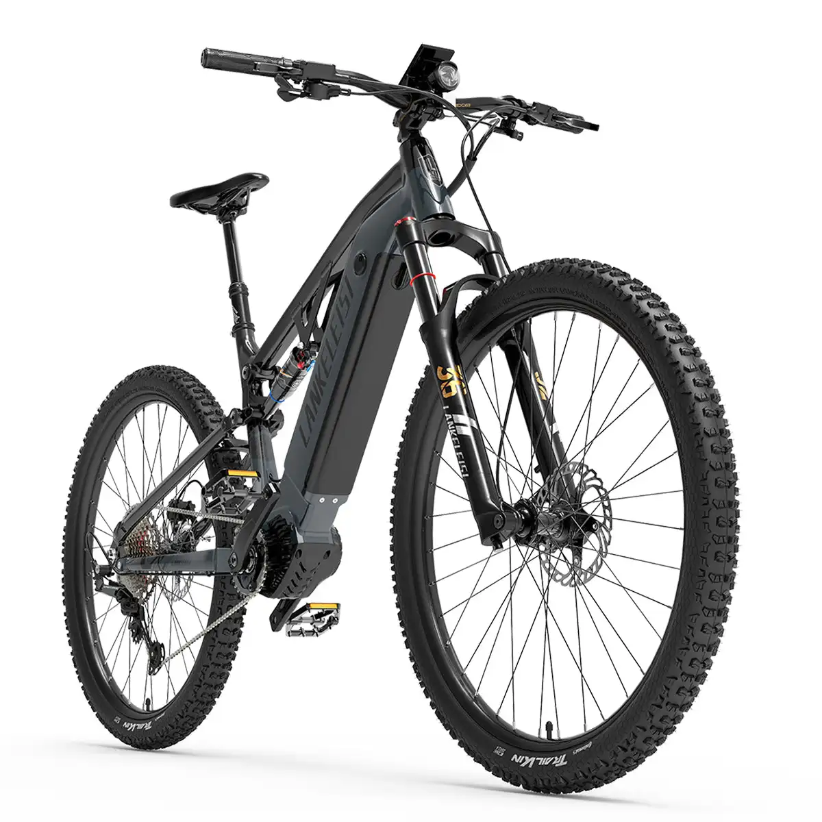 LANKELEISI GT800 48V 12-Speed Electric Mountain Bike with down Tube Lithium Battery and Aluminum Alloy Frame New Arrival