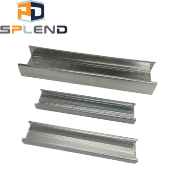 2024 Factory Profile U Ceiling Metal Studs Stainless Steel Drywall Track Channel Galvanized Steel