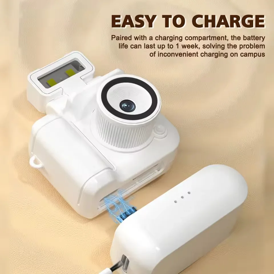 CMOS Video Recorder  CDD Digital Camera HD 1080P Compact 2MP Camcorder 3760x2128 Resolution with Charging Dock for Outdoor