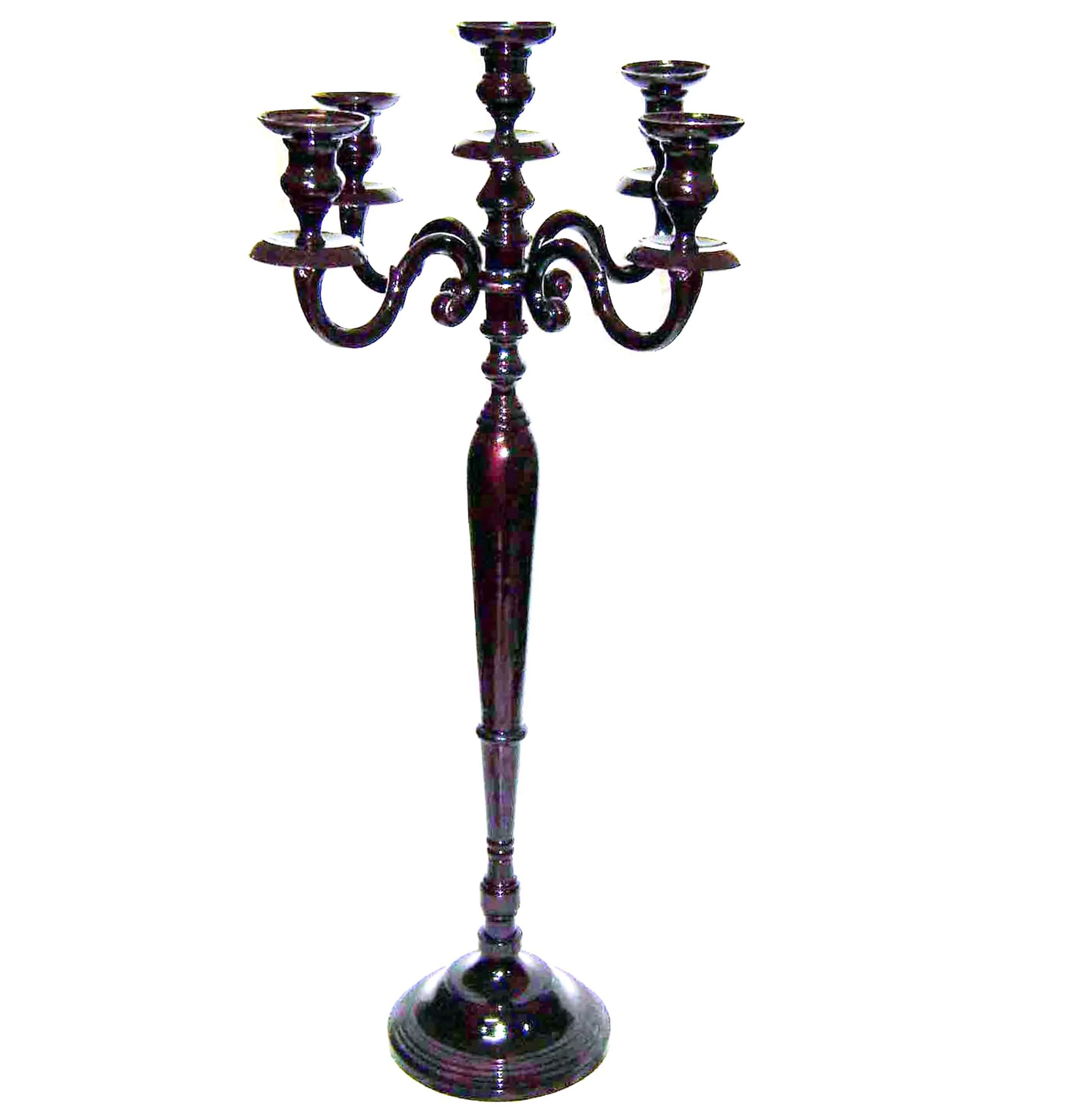 Enameled Metal Candle Holder main image 1