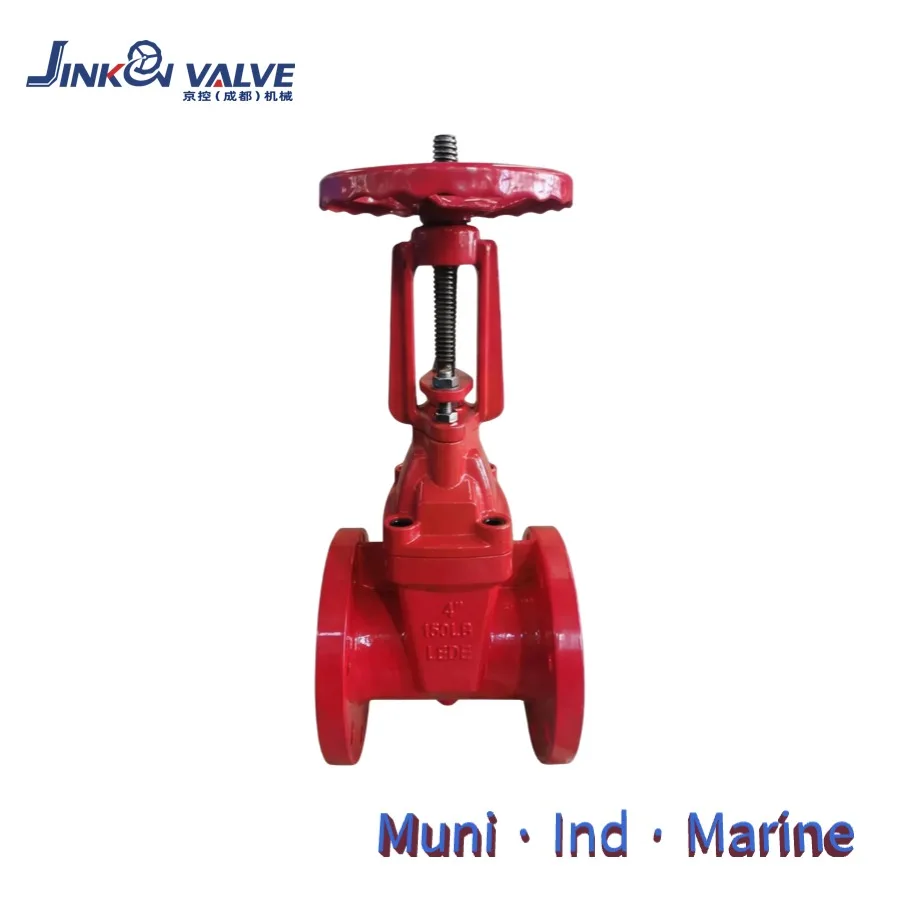 JINKON VALVE Z41X-150LB Factory Direct FM for 300 psi ANSI Flange Fire Fighting OS&Y EPDM Seat Resilient Seated Gate Valve
