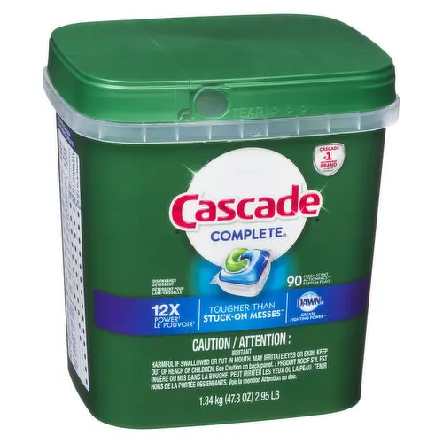 New Cascade Complete Dishwasher Pods- For Washing Dishwasher - Buy ...