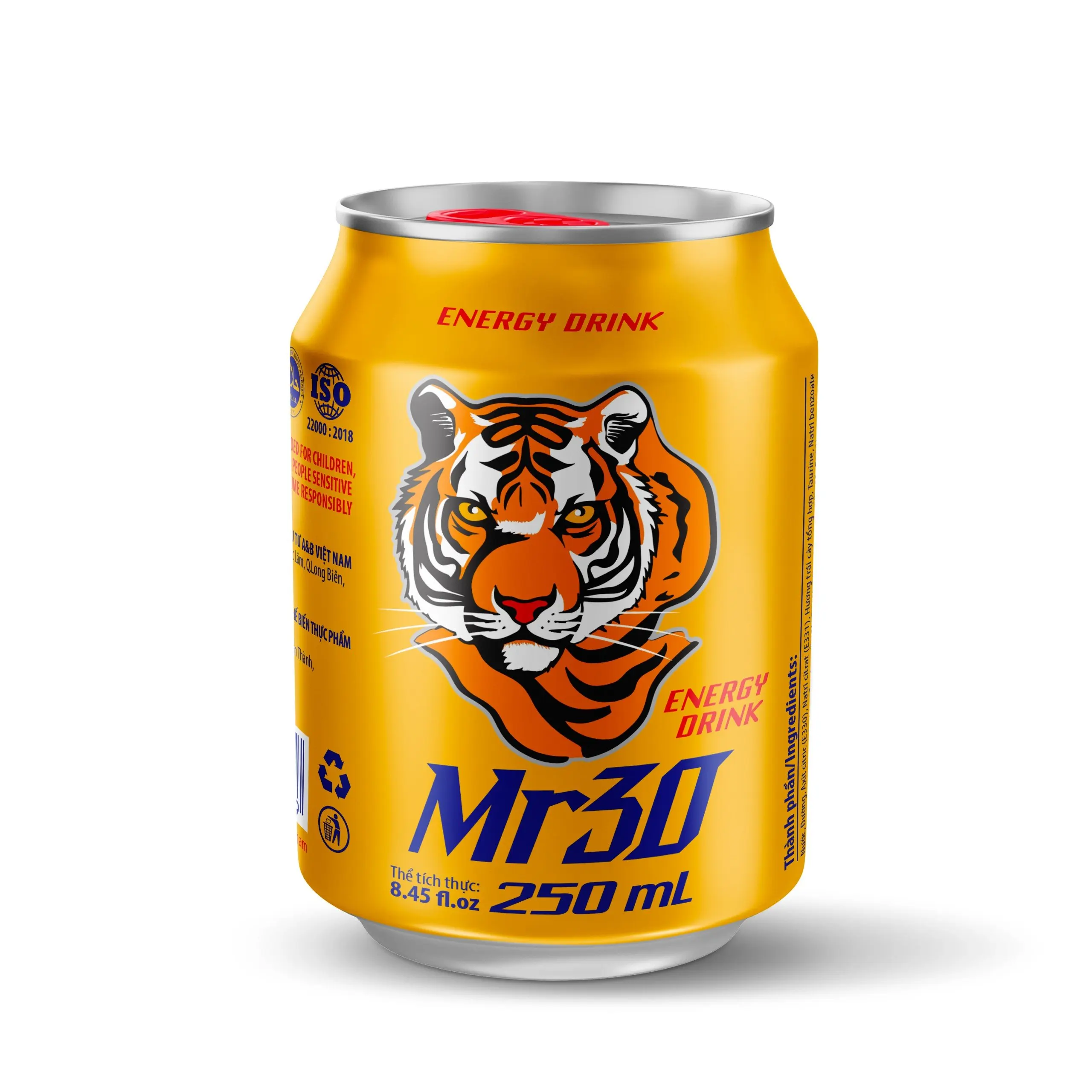 MR30 炭酸エナジードリンク - カフェイン＆タウリン配合、ボックス・缶 