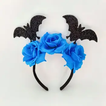 2025 nouveau Halloween bandeau dentelle sorcière chapeau forme cheveux cerceau p