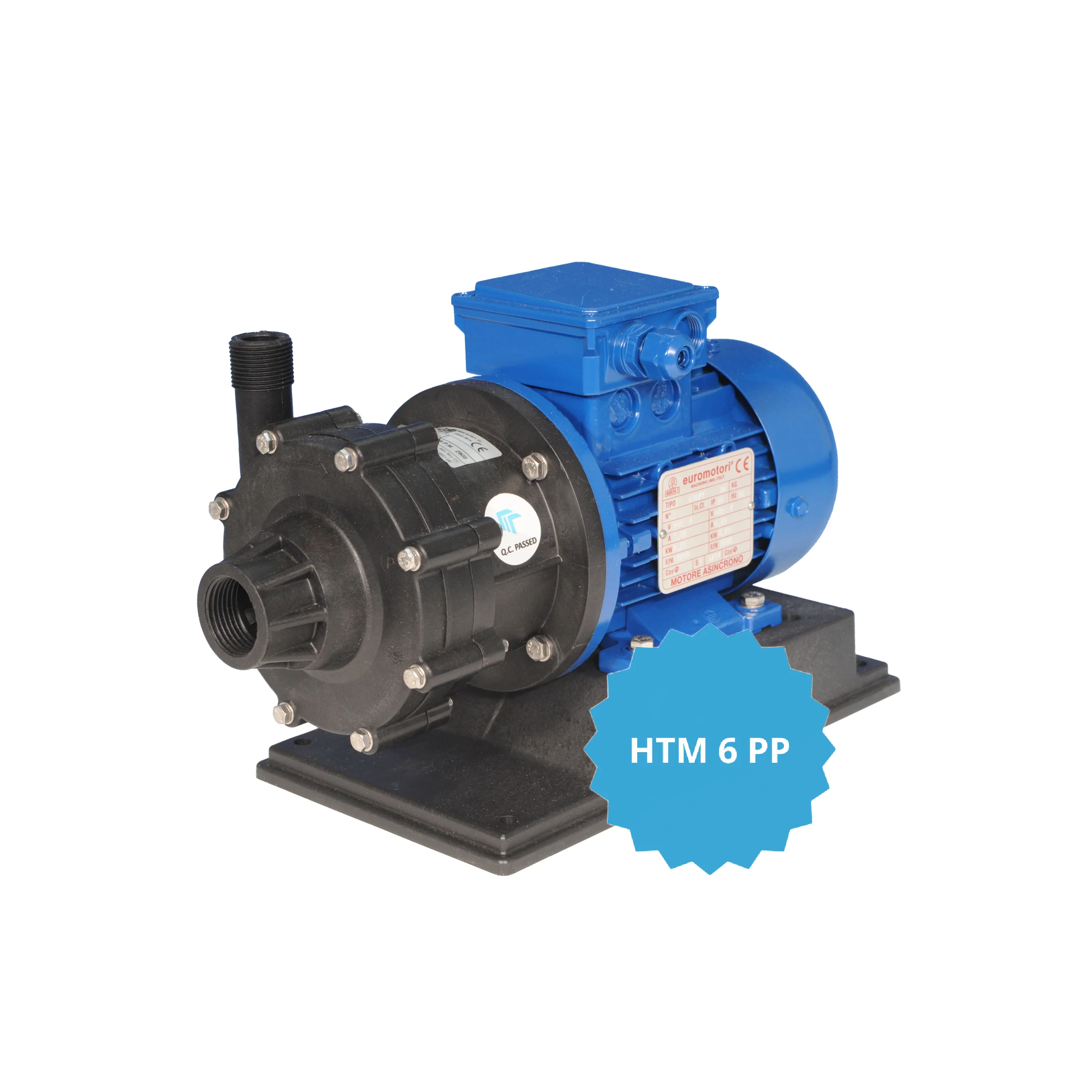 High Quality Industrial Centrifugal Pump Htm 6 Pp With Motor 0,25kw Iec 63 B 2p Made Of