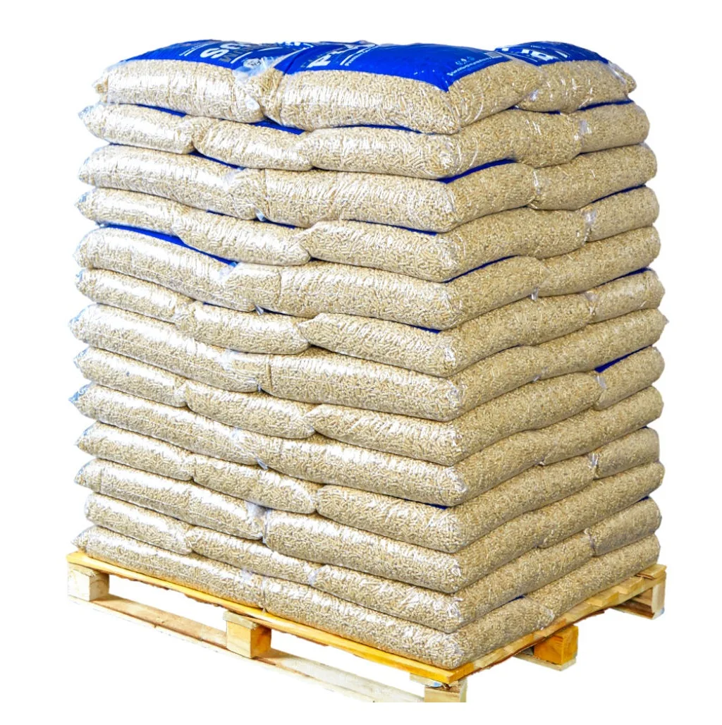 In Stock En Plus-a1 6mm/8mm Fir / Pine/ Beech Wood Pellets In 15kg Bags ...