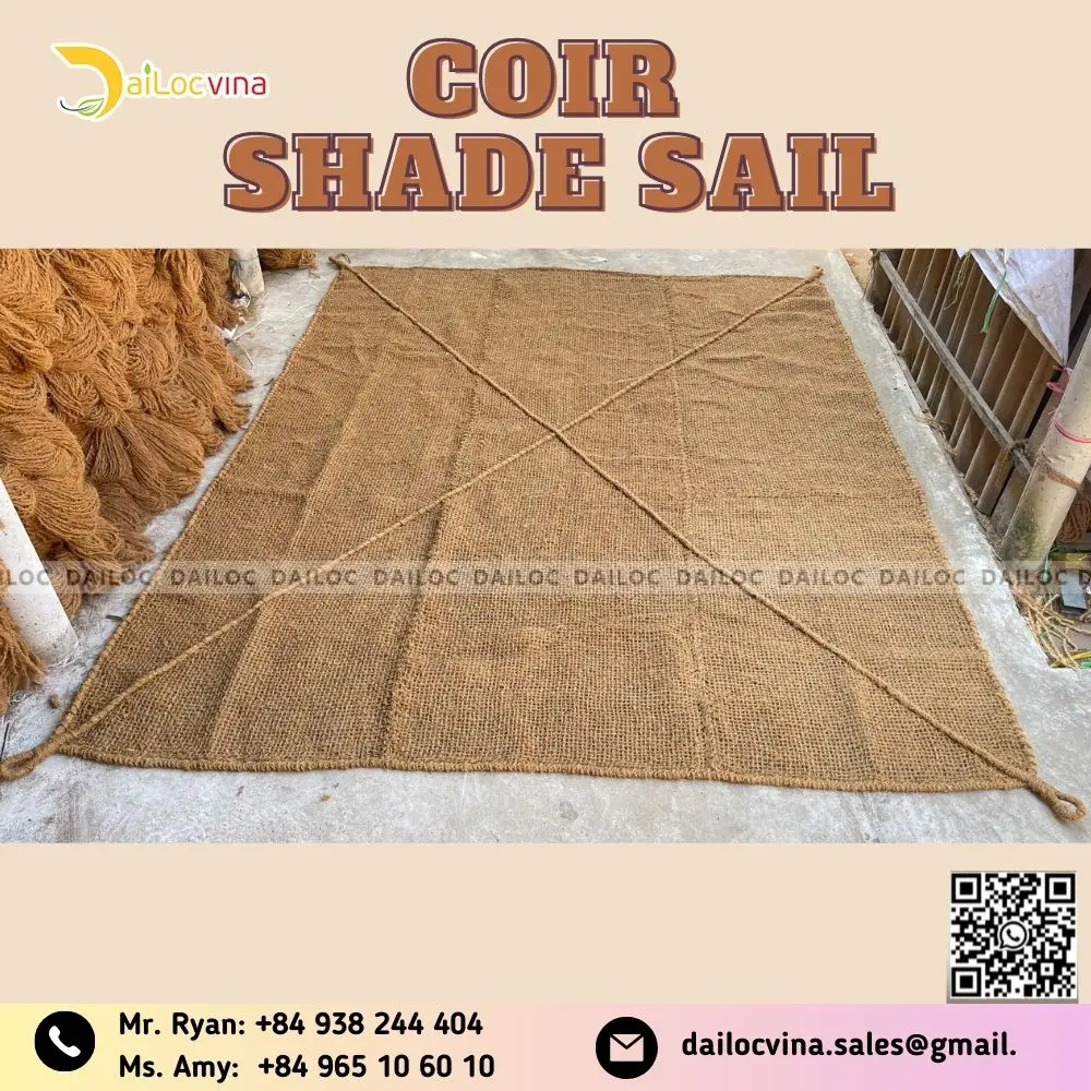 Perfect Outdoor Coir Shade Sails Waterproof Resistant Strongest Fiber