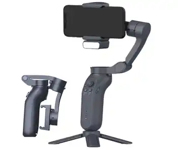 L7Bpro 3 Axis Gimbal Stabilizer for Smartphone AI 360 Rotation Face Tracking VLOG Selfie Stick With Tripod detail image