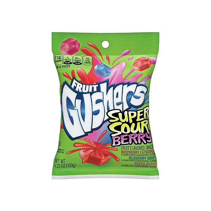 Fruit Gushers Fruit Flavored Snacks Fruit Gusher Variety Flavours 42 ...