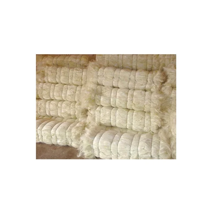 High Quality Sisal Fiber in Length 100~130cm for Gypsum / Factory Supply Raw Sisal Fiber Sisal Fiber Rope