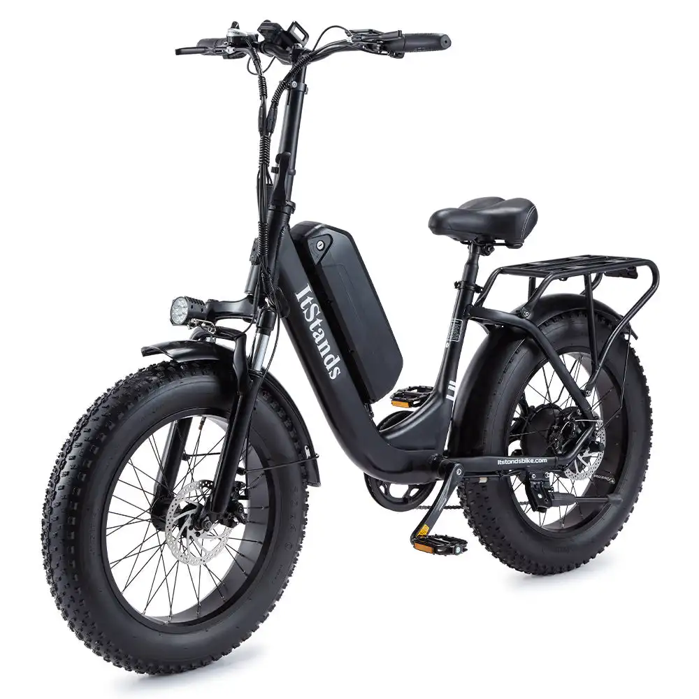 U1 Fat tire one piece Step-Through Design Ebike  800W 48V 15Ah  High-Performance Electric Bicycle